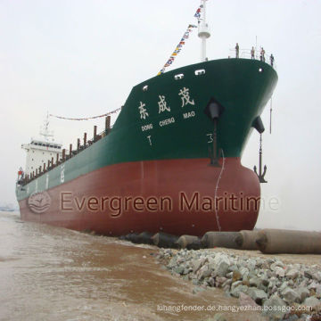 ISO17357 genehmigt hohe Qualität beste Verkauf Schiff Startlandung schwere Liftting Marine Gummi Airbags für Schiff Boot Schiffe